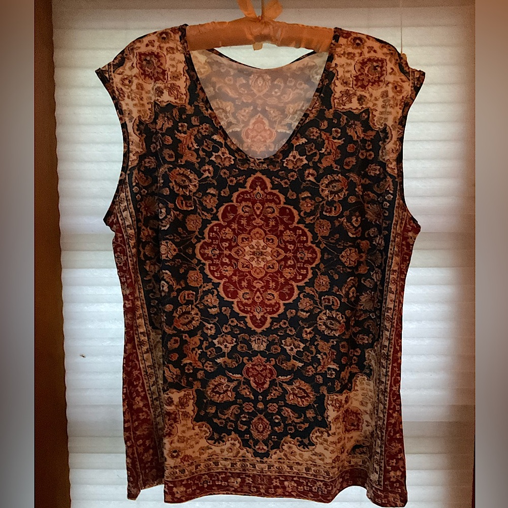 XXL Persian look V neck tunic NWOT